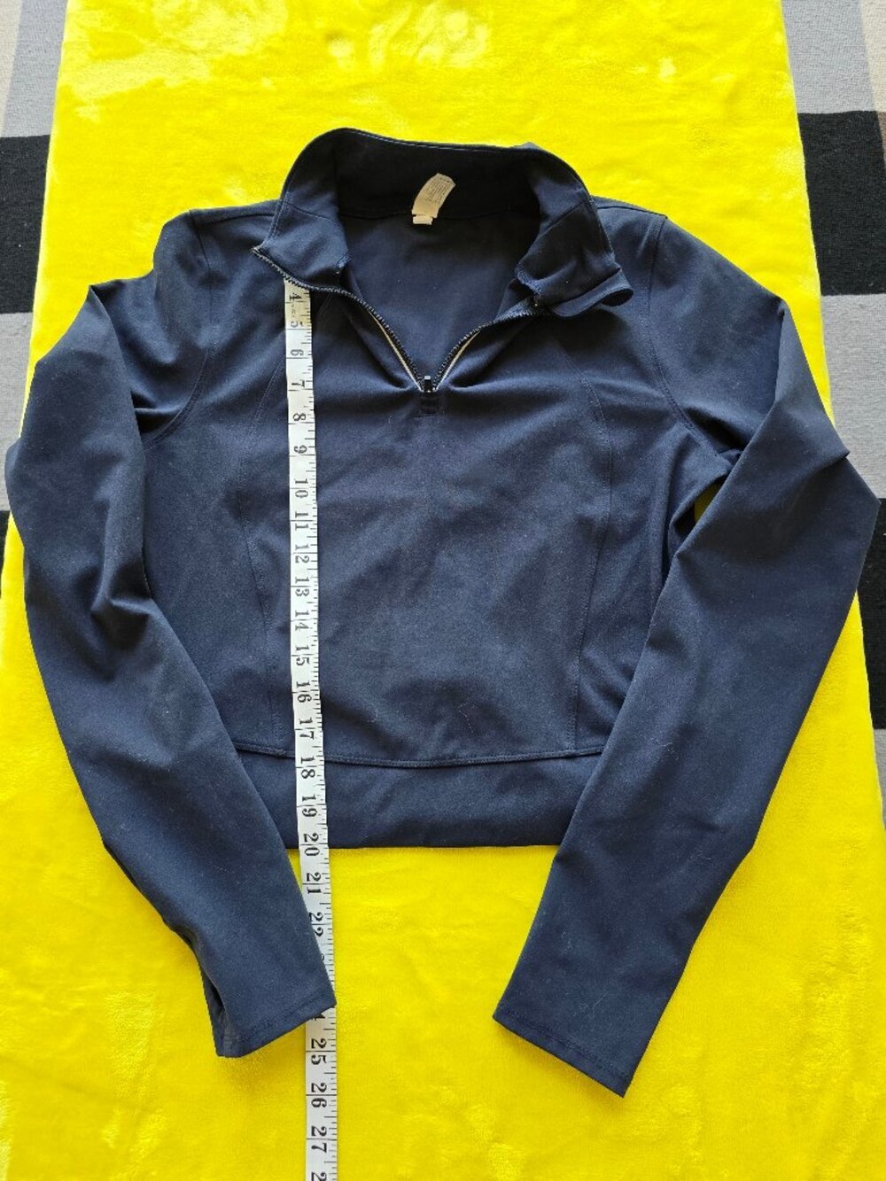 90 Degree By Reflex Quarter Zip Pullover Blue lg Women’s Thumbholes